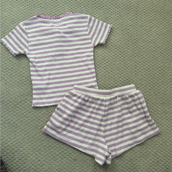 Crewcuts JCrew Girls Striped Matching Set 6/7 - Picture 8 of 10